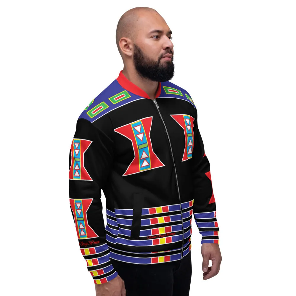 Live Black Unisex Bomber Jacket