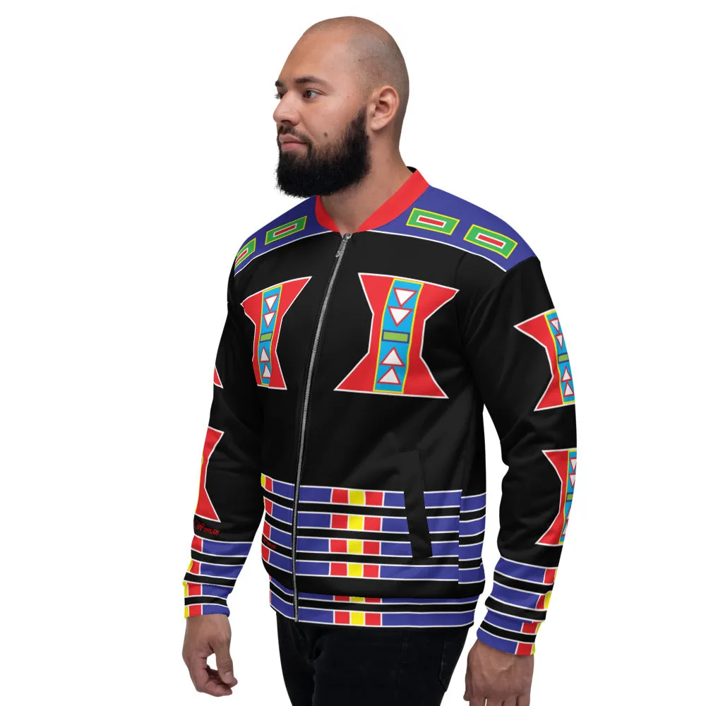 Live Black Unisex Bomber Jacket