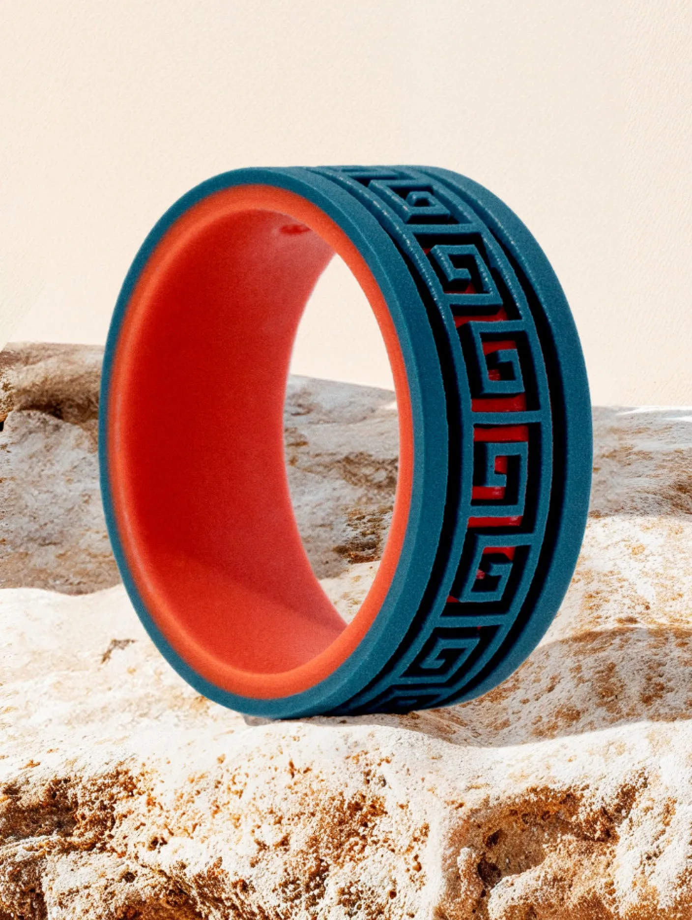 Men's Greek Strata Ring