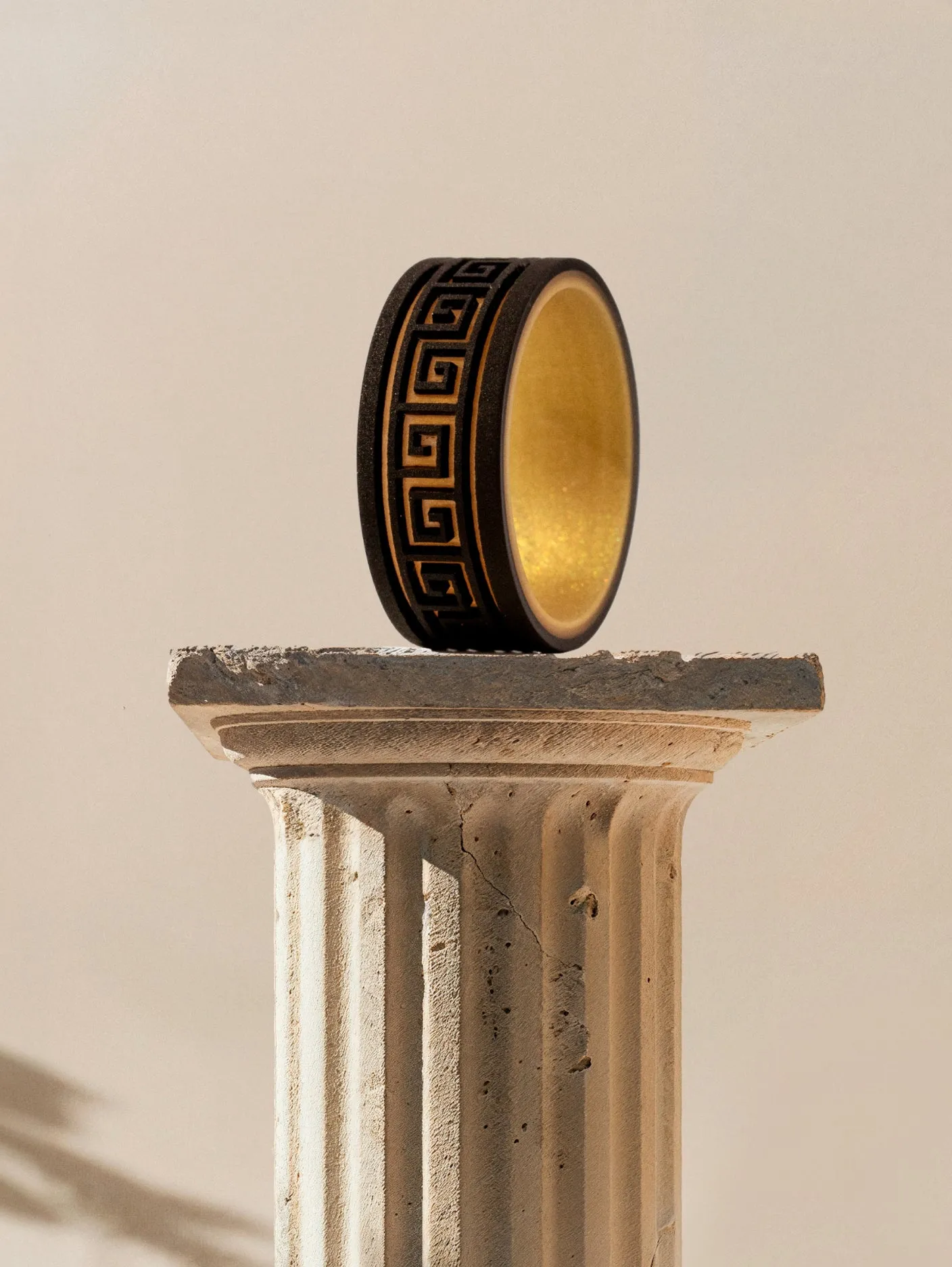 Men's Greek Strata Ring