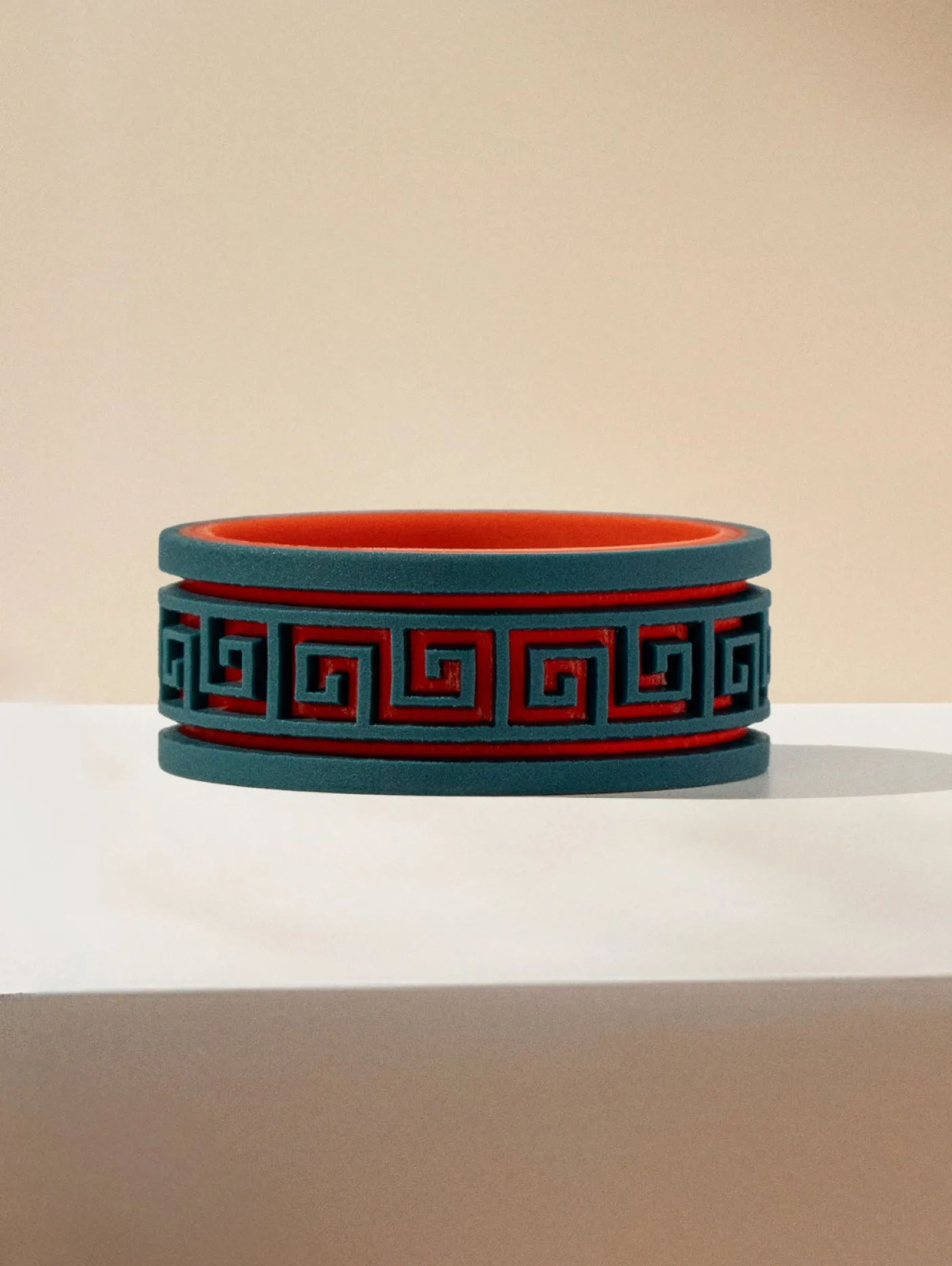 Men's Greek Strata Ring