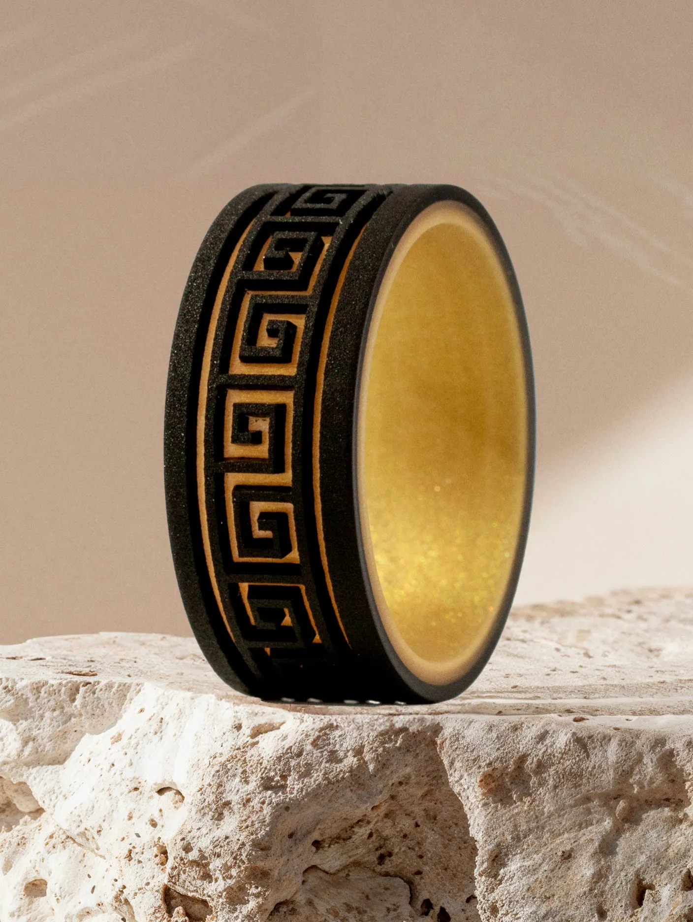 Men's Greek Strata Ring