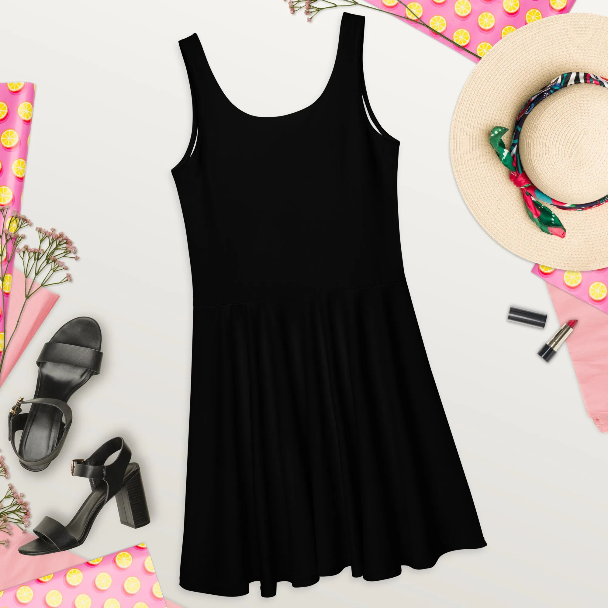 Miracles Happen: Vibrant Journeys Skater Dress