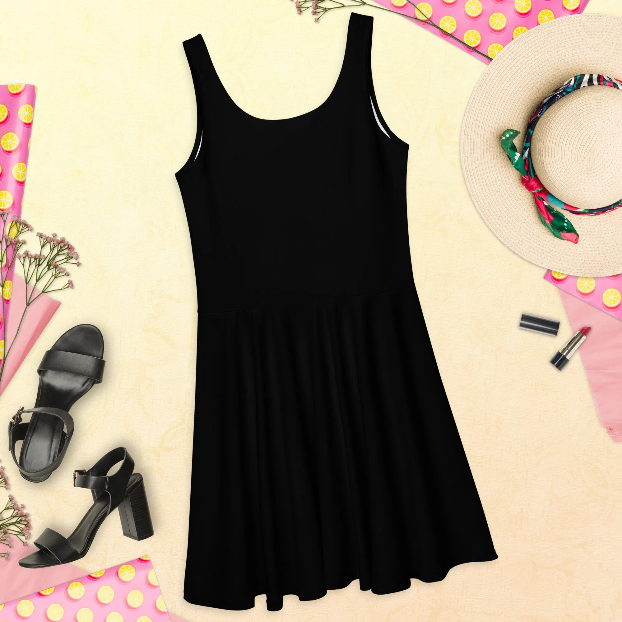 Miracles Happen: Vibrant Journeys Skater Dress