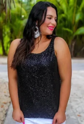 Night of Luxury Sequin Tank