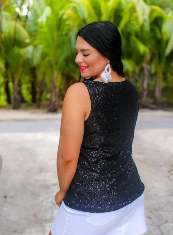 Night of Luxury Sequin Tank