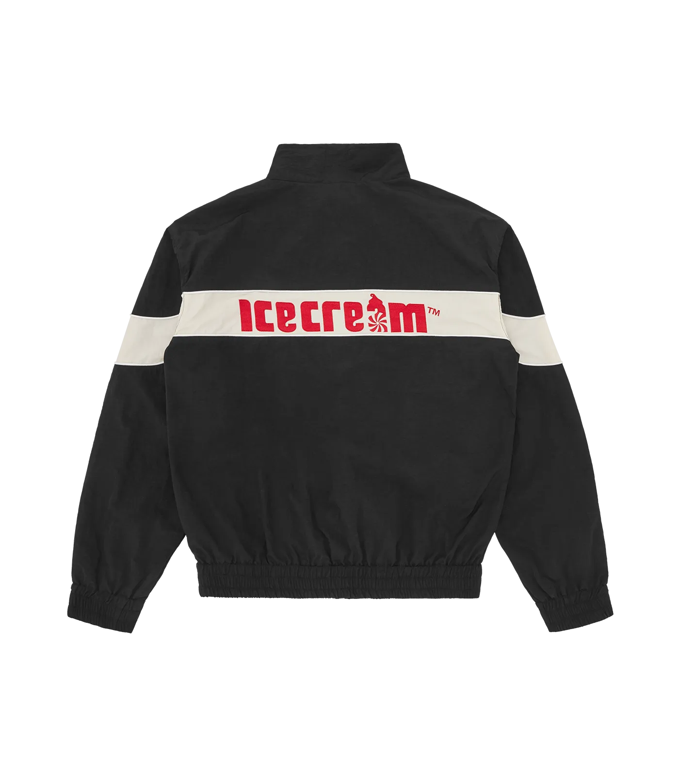 NYLON TRACK JACKET - BLACK