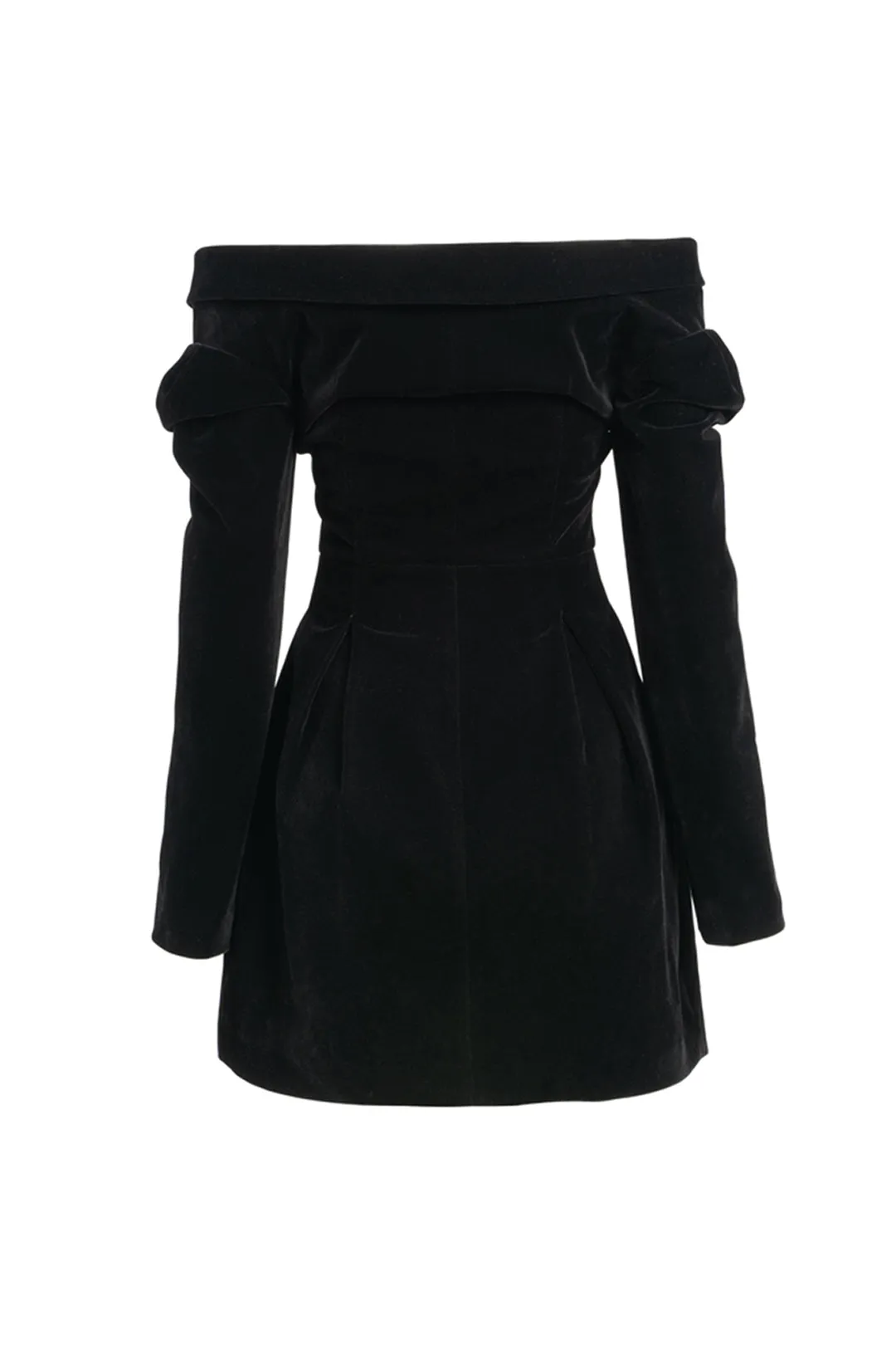 Off-the-shoulder skirt | Black suit skirt | Banquet suit skirt