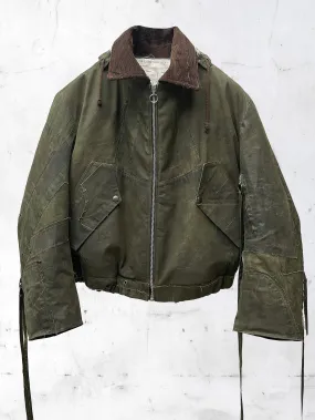 PATCHWORK BOMBER JACKET VERT