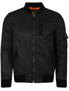 Paulton Bomber Jacket in Black - Tokyo Laundry