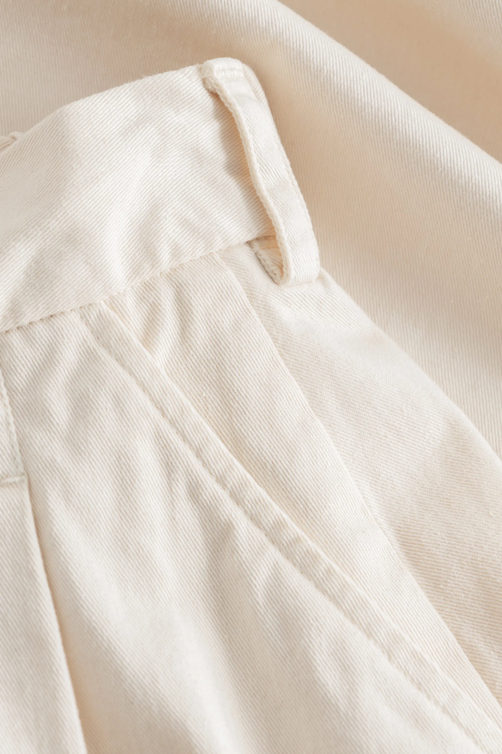 PEN GMTD GARMENT DYED TWILL - CREAM