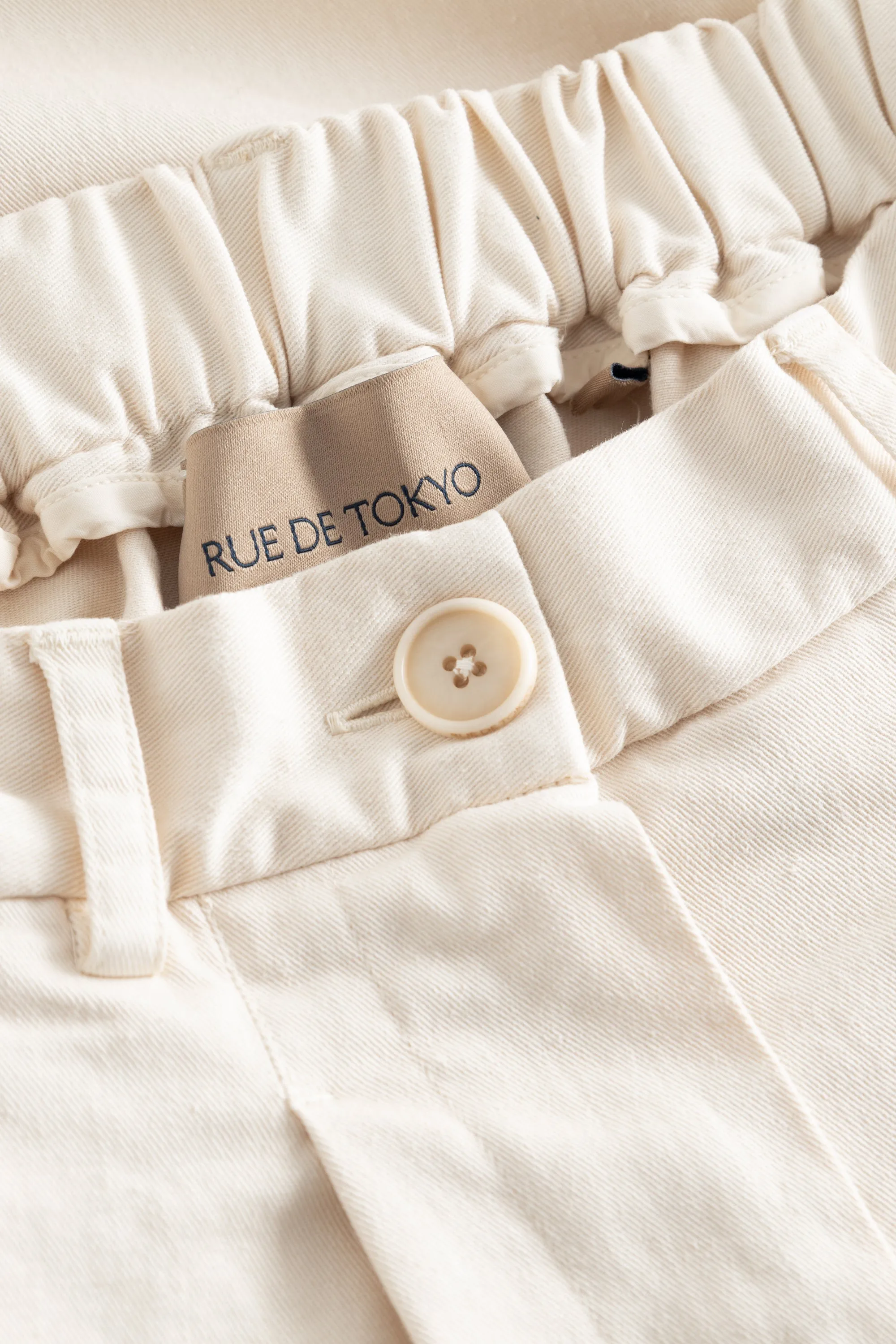 PEN GMTD GARMENT DYED TWILL - CREAM