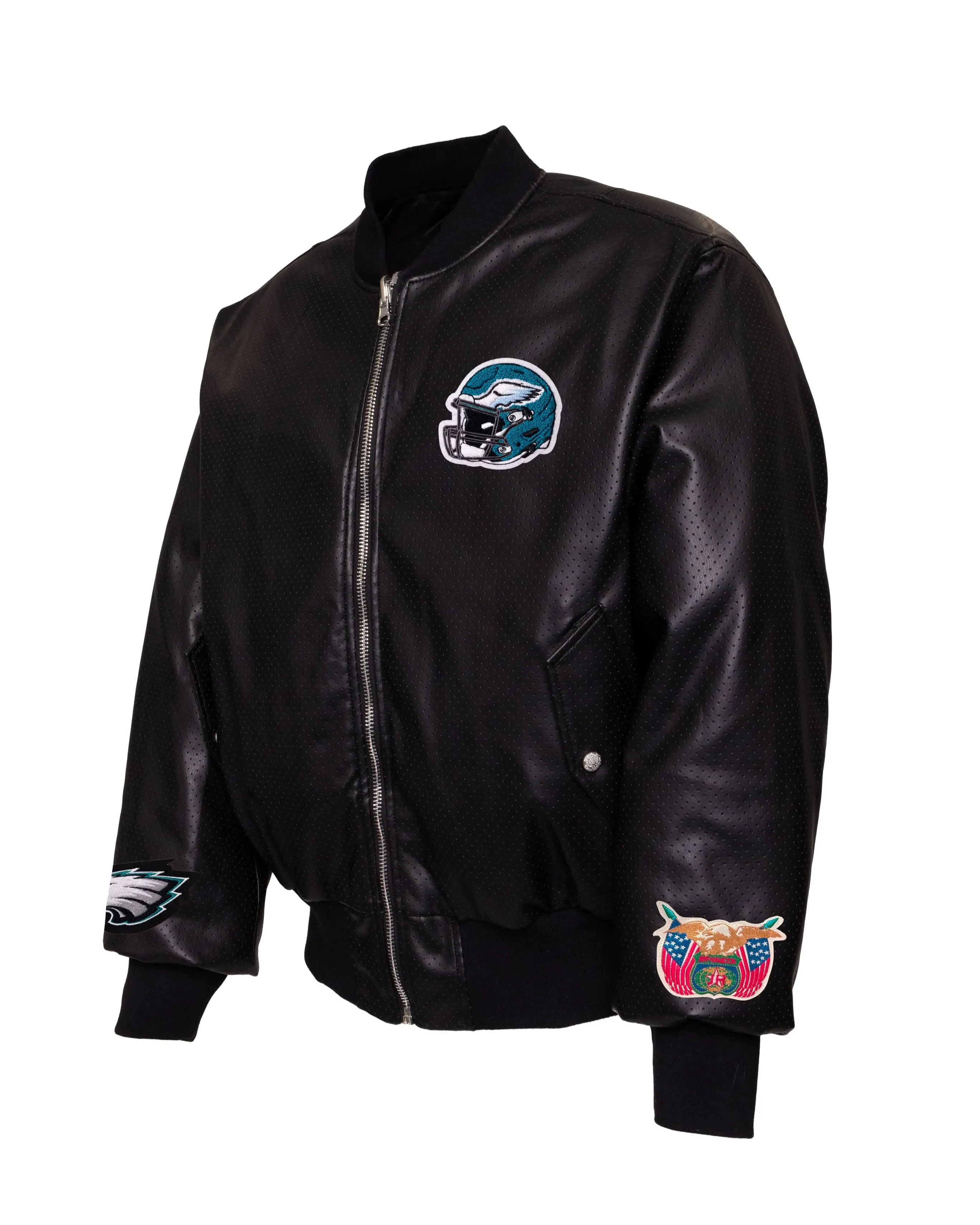 PHILADELPHIA EAGLES x NFL COLLAGE REVERSIBLE BOMBER