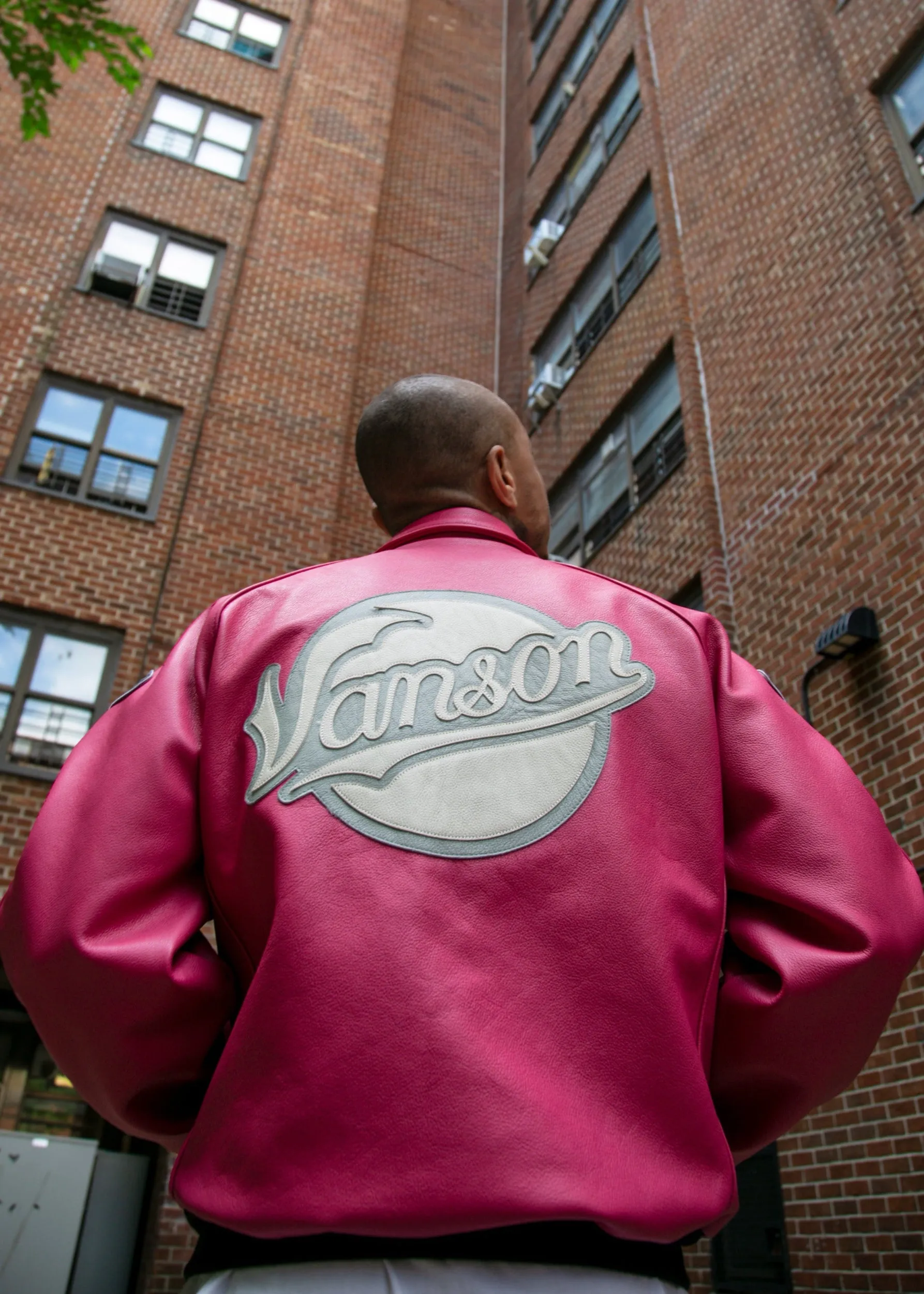 PINK HARLEM BOMBER JACKET | 4-12 WEEKS PRODUCTION