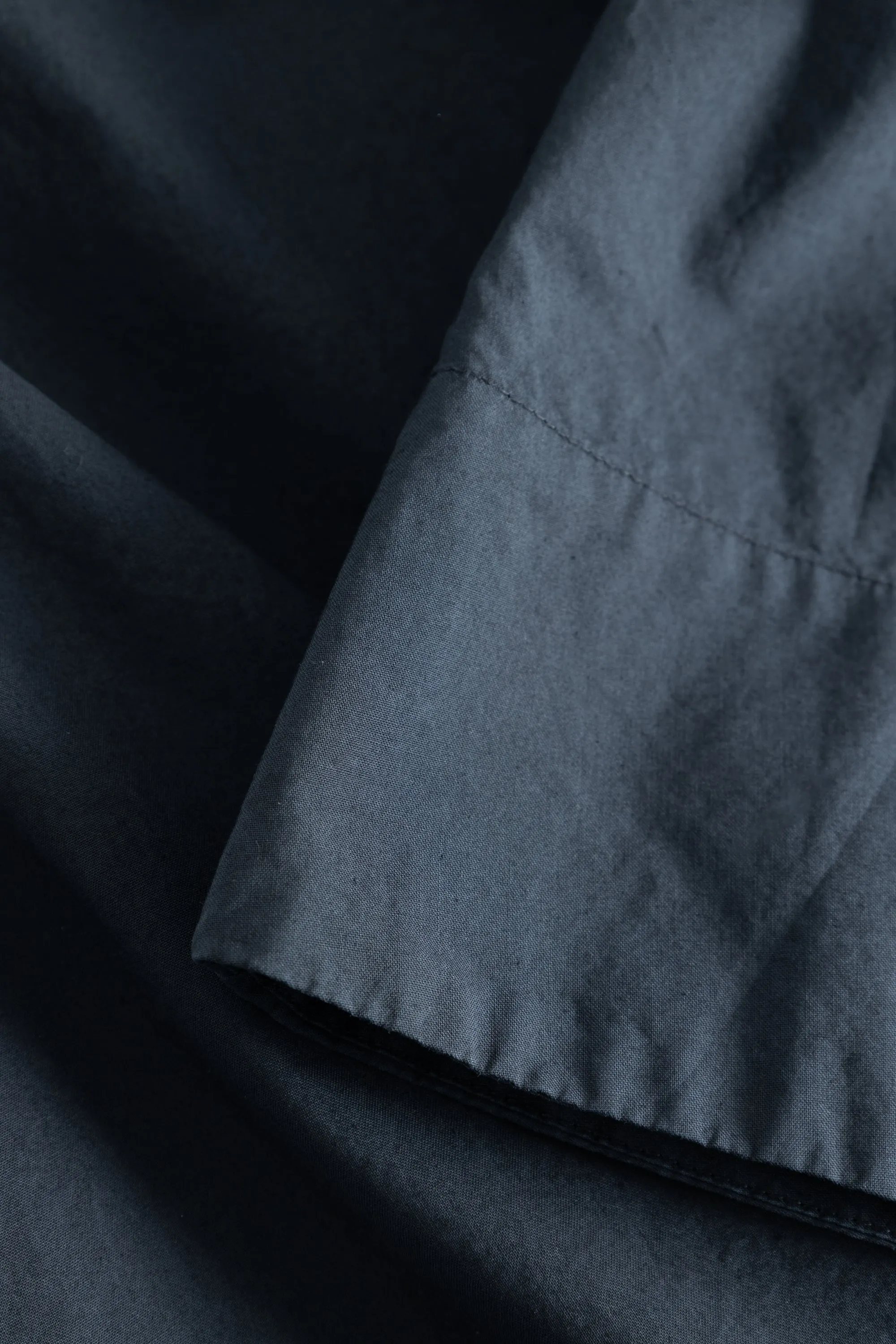 PIPPA GARMENT DYED POPLIN - DARK NAVY