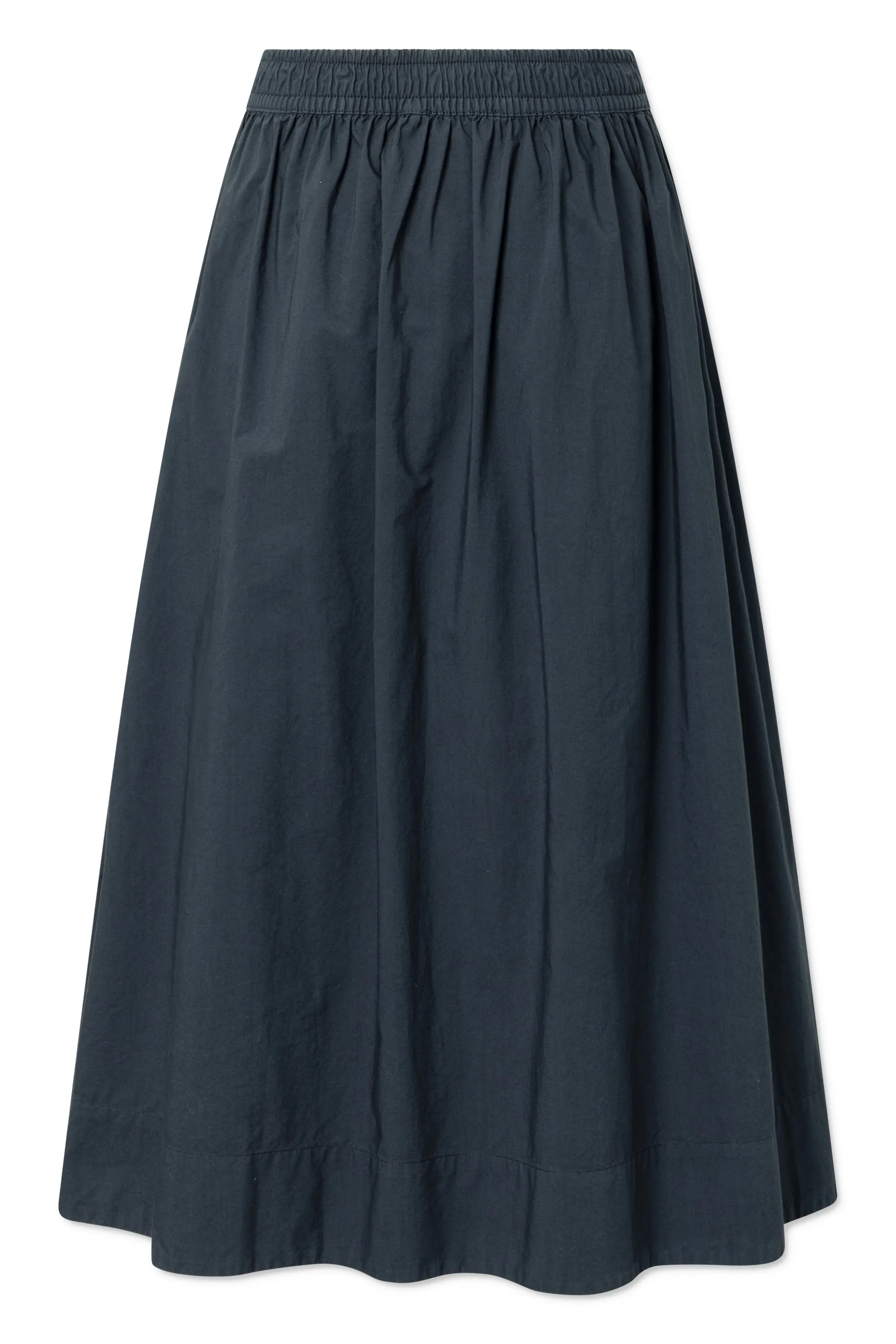 PIPPA GARMENT DYED POPLIN - DARK NAVY
