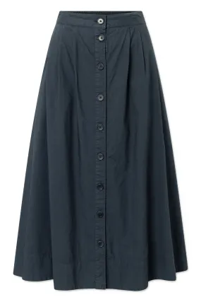 PIPPA GARMENT DYED POPLIN - DARK NAVY