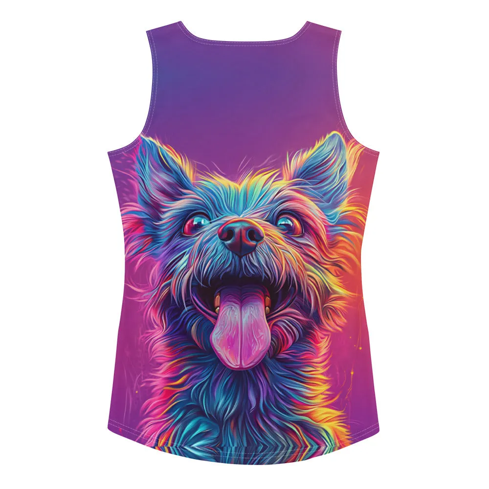 Playful Hues Sublimation Cut & Sew Tank Top