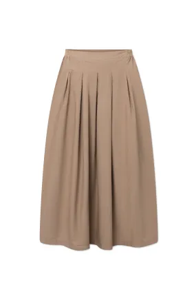 PROMISE SKIRT LIGHT BROWN