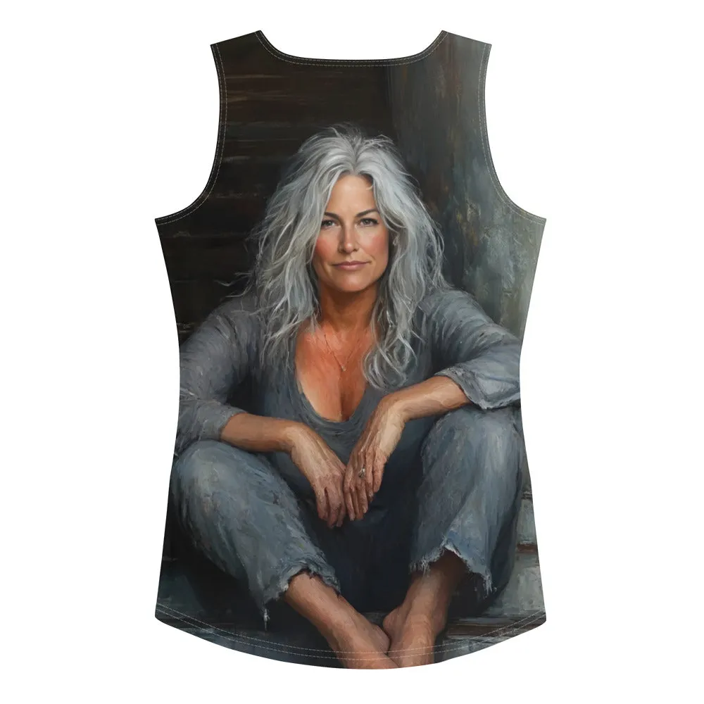 Quiet Radiance Sublimation Cut & Sew Tank Top