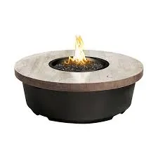 Reclaimed Wood Contempo Round Fire Table