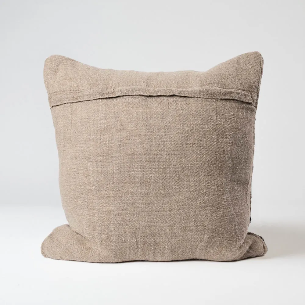 Retreat Cushion -  Natural/Ivory/Black