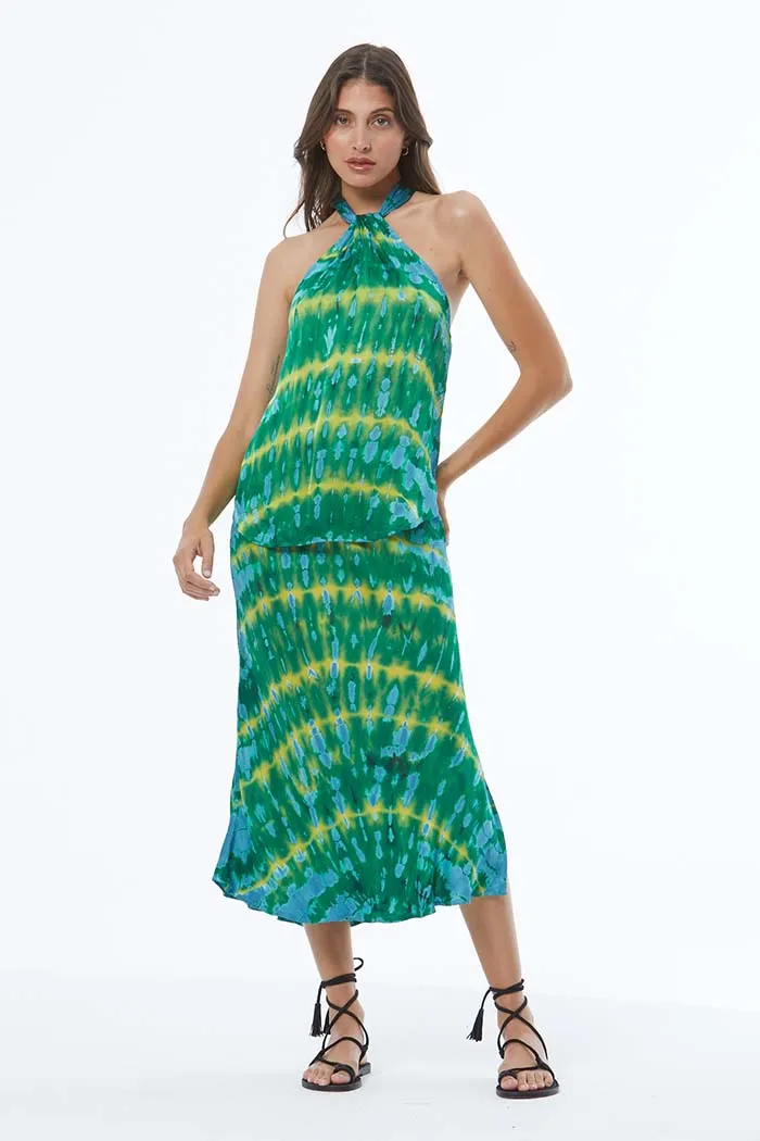 Rory Halter Top // Island Green Cuba ~ NO RETURNS