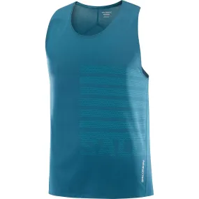 Salomon Men&#x27;s Sense Aero Graphic Tank Top Deep Dive | Buy Salomon Men&#x27;s Sense Aero Graphic Tank Top Deep Dive here | Outnorth