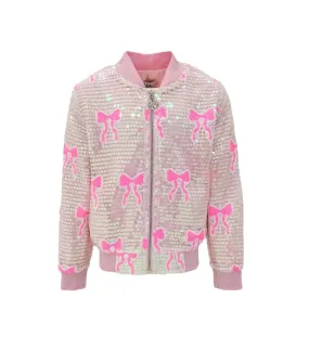 Sequin Bow Bomber