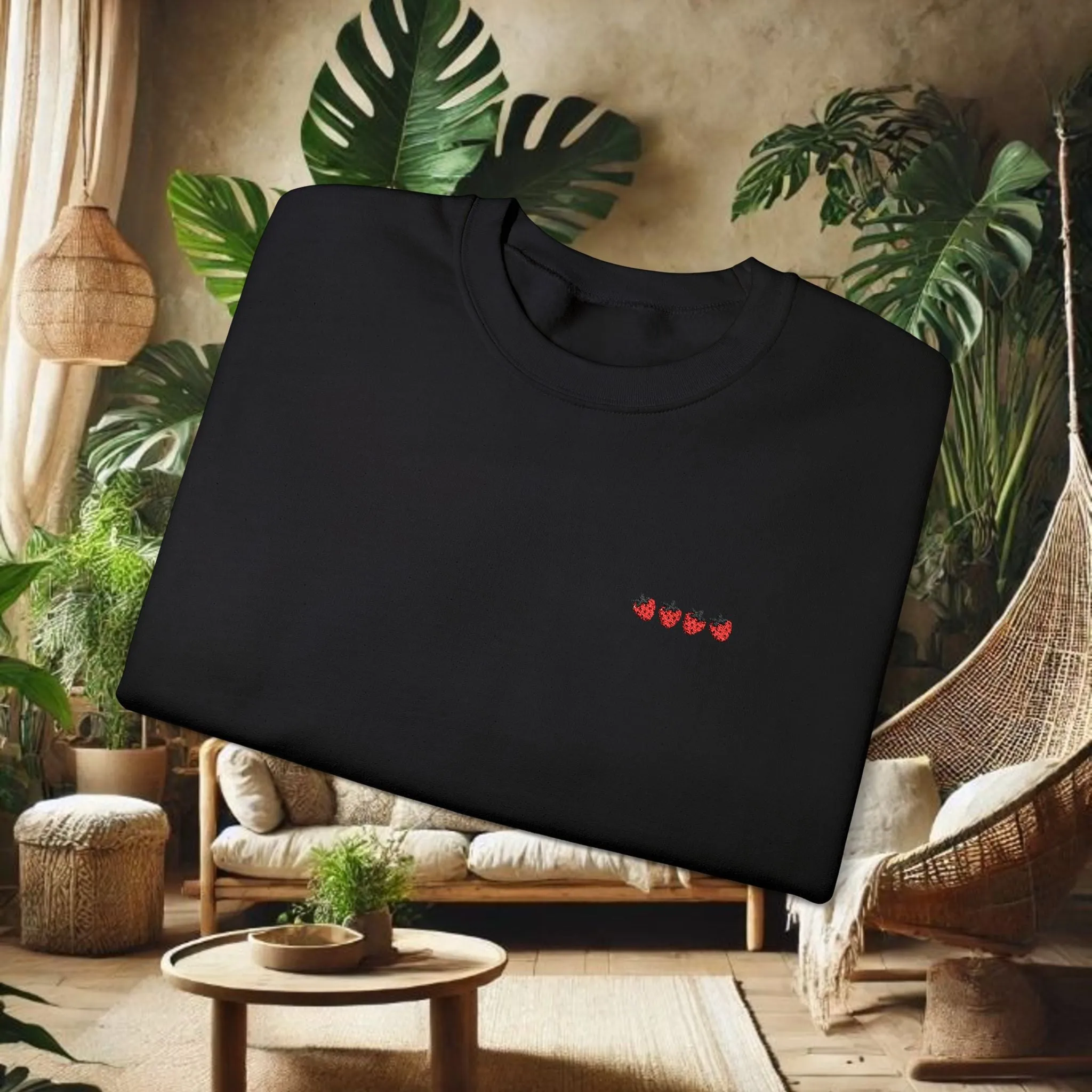 Strawberry Crewneck Sweatshirt - Unisex