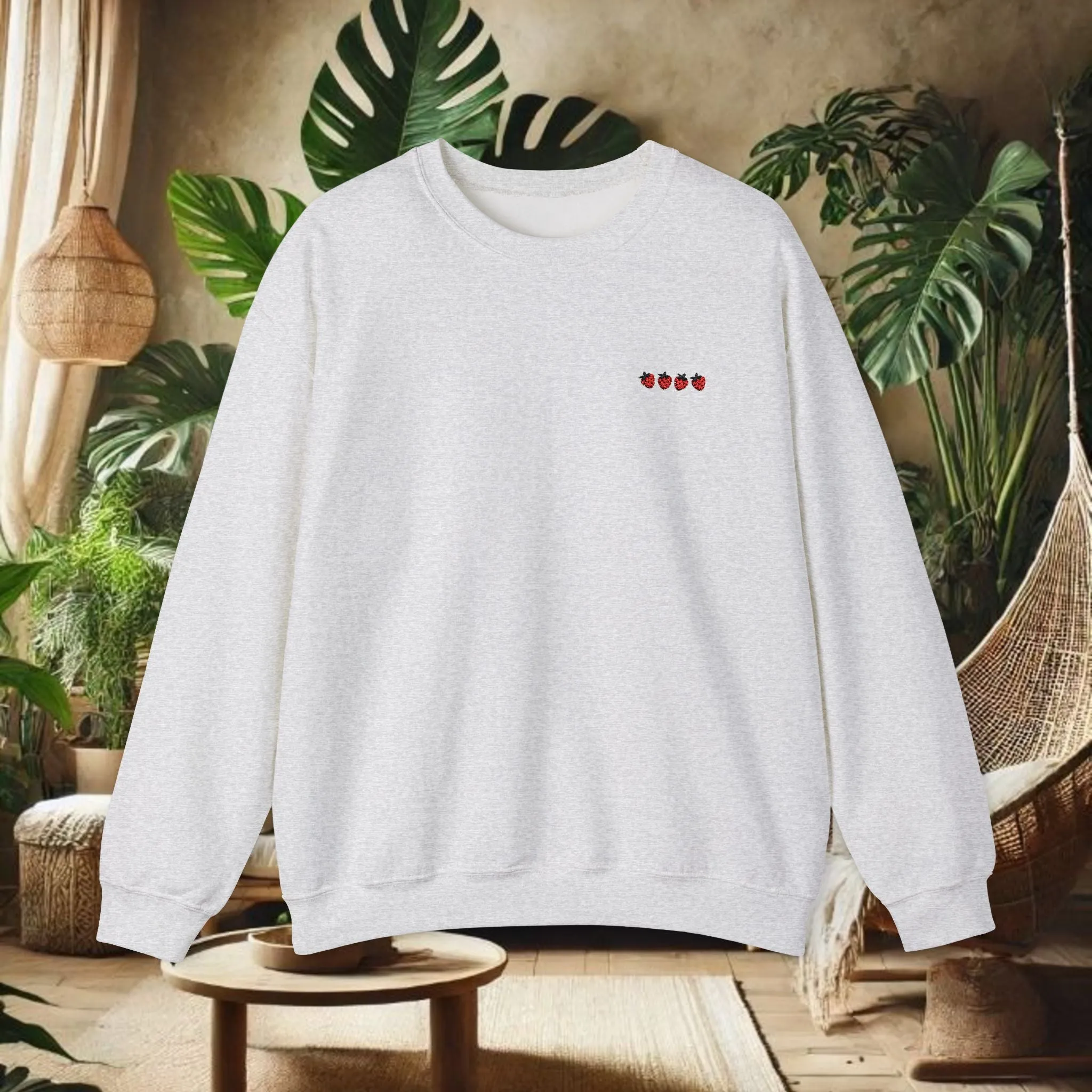Strawberry Crewneck Sweatshirt - Unisex