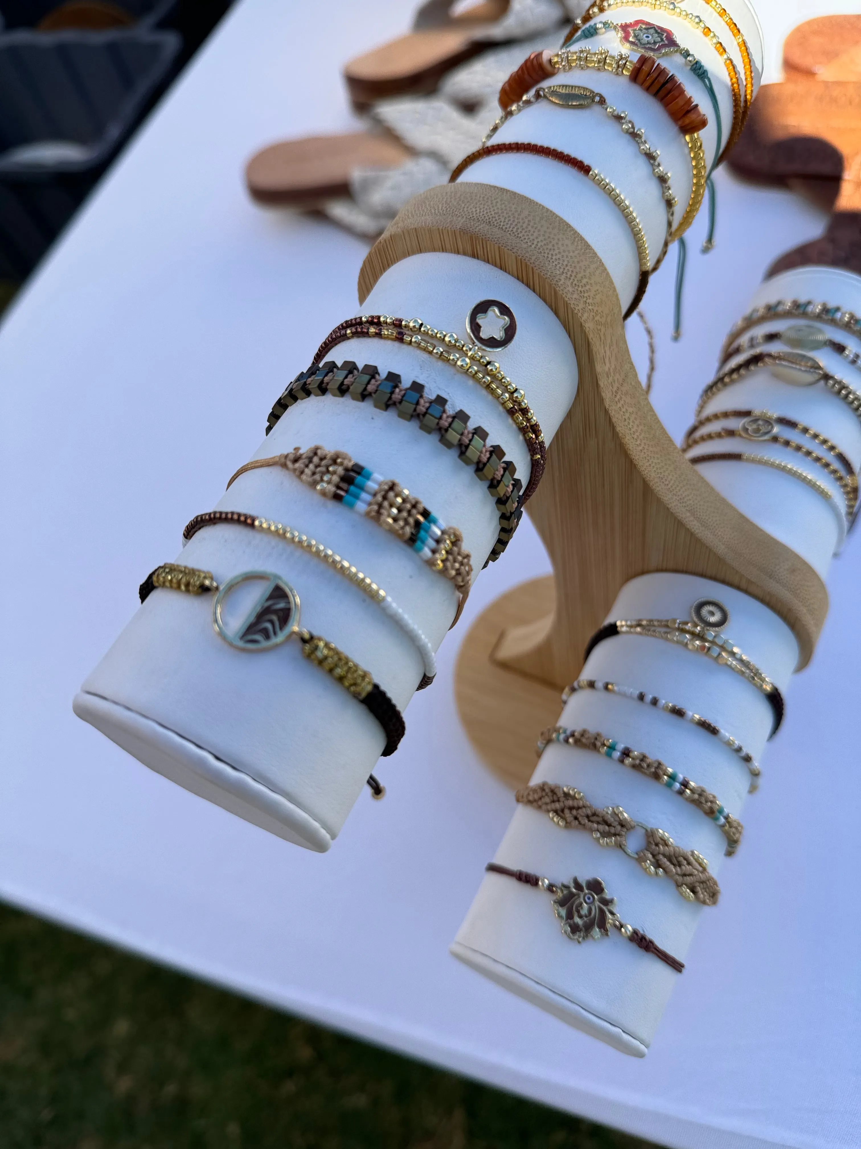 'Sun Tan' Bracelet stack