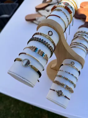 'Sun Tan' Bracelet stack