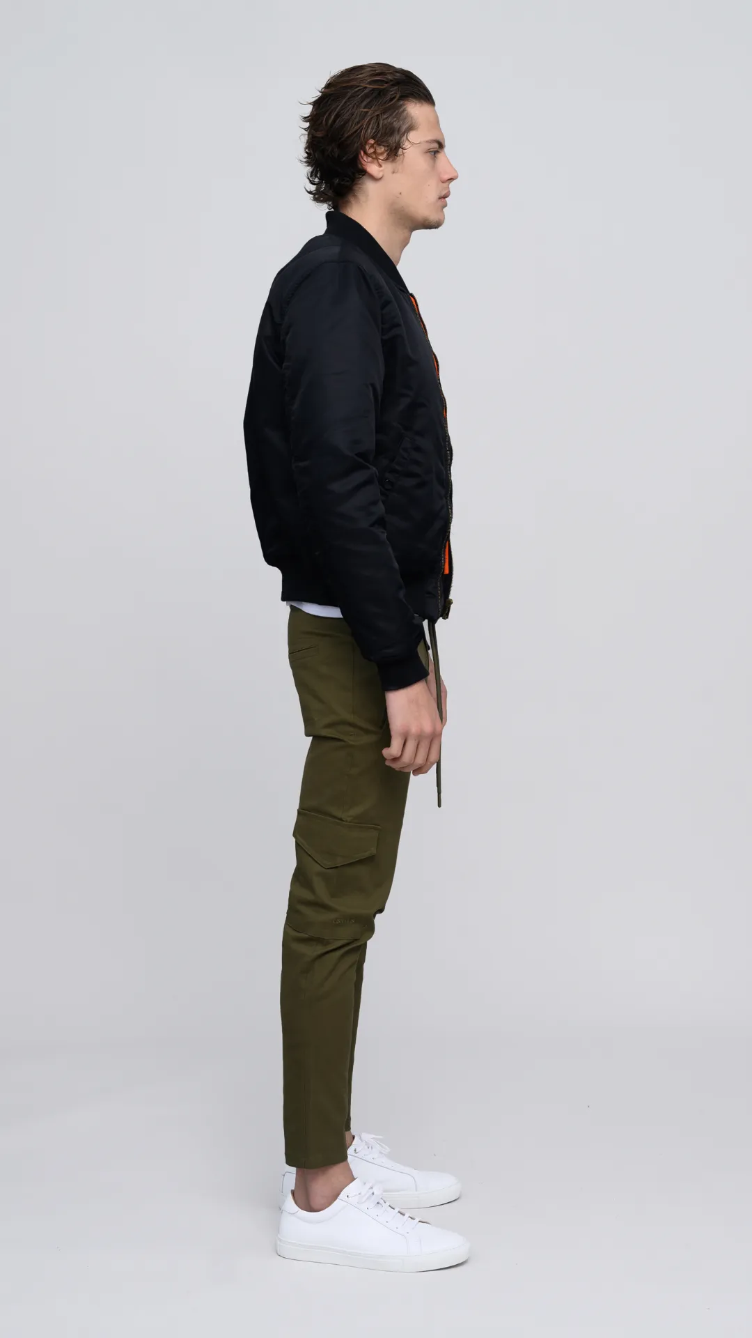 The ESNTLS Black Bomber Jacket