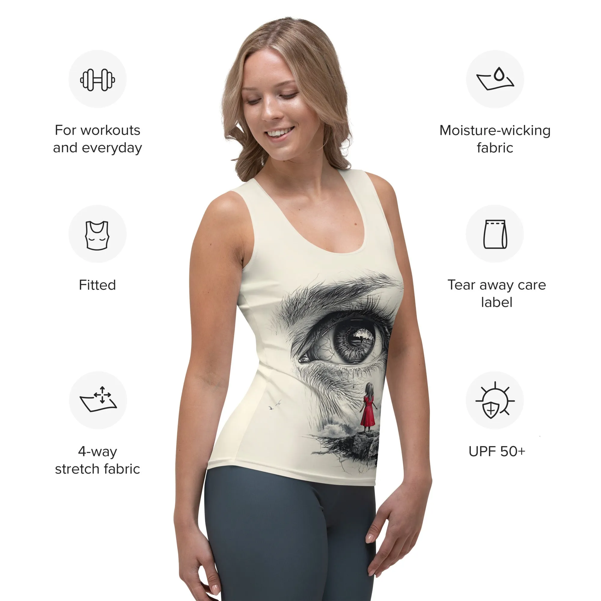 Through My Mother’s Eyes: A Glimpse Sublimation Cut & Sew Tank Top