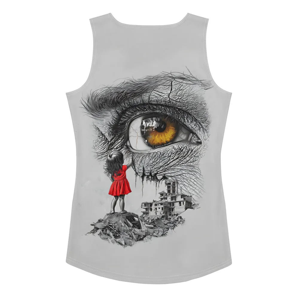 Through My Mother’s Eyes: Reflected Sublimation Cut & Sew Tank Top