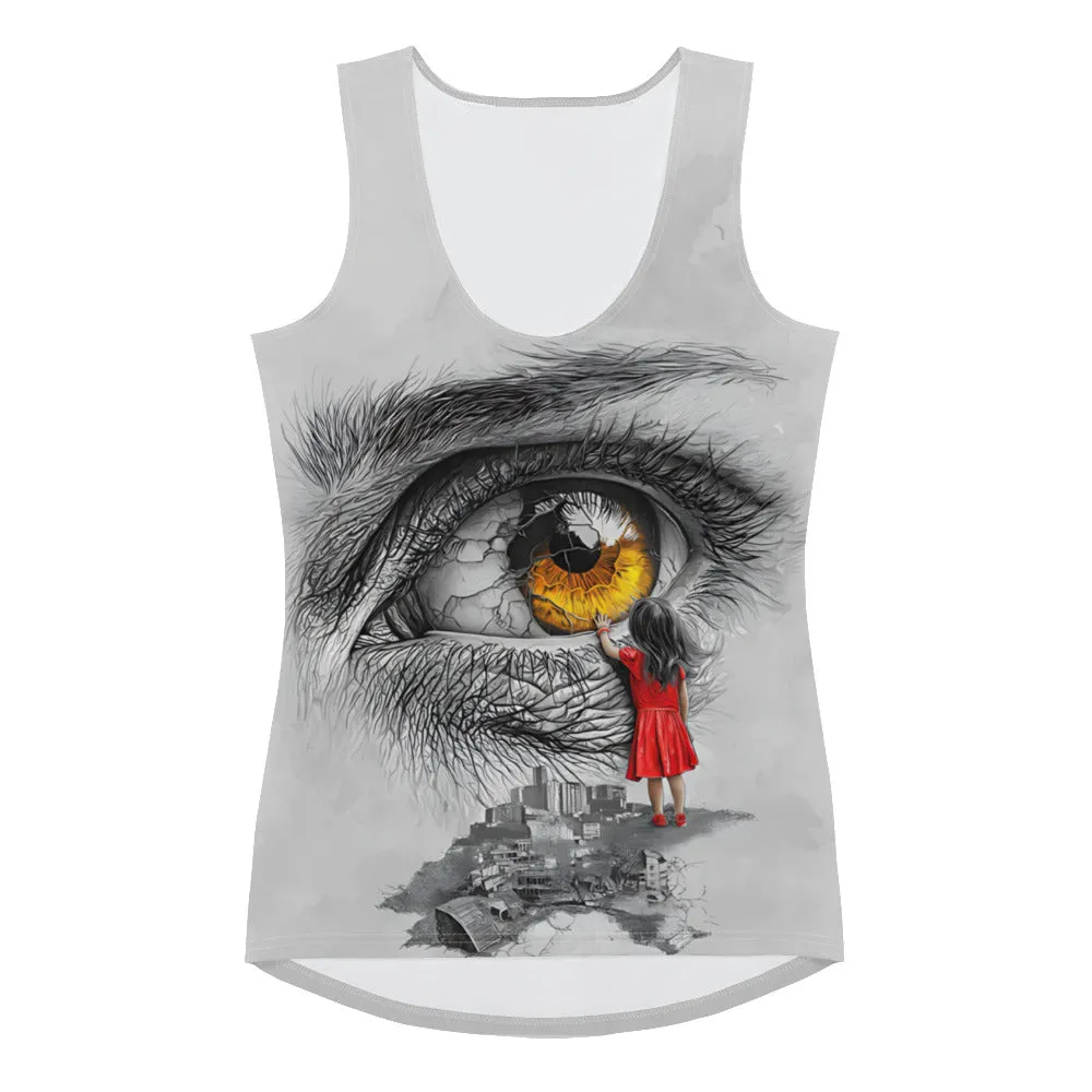 Through My Mother’s Eyes: Reflected Sublimation Cut & Sew Tank Top