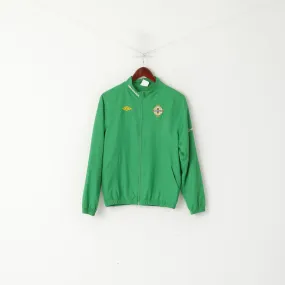 Umbro Youth XLB 158 Track Jacket Green Northern Ireland Football Association Top