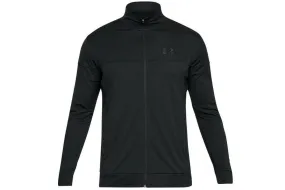 Under Armour Mens Sportstyle Pique Track Jacket Black