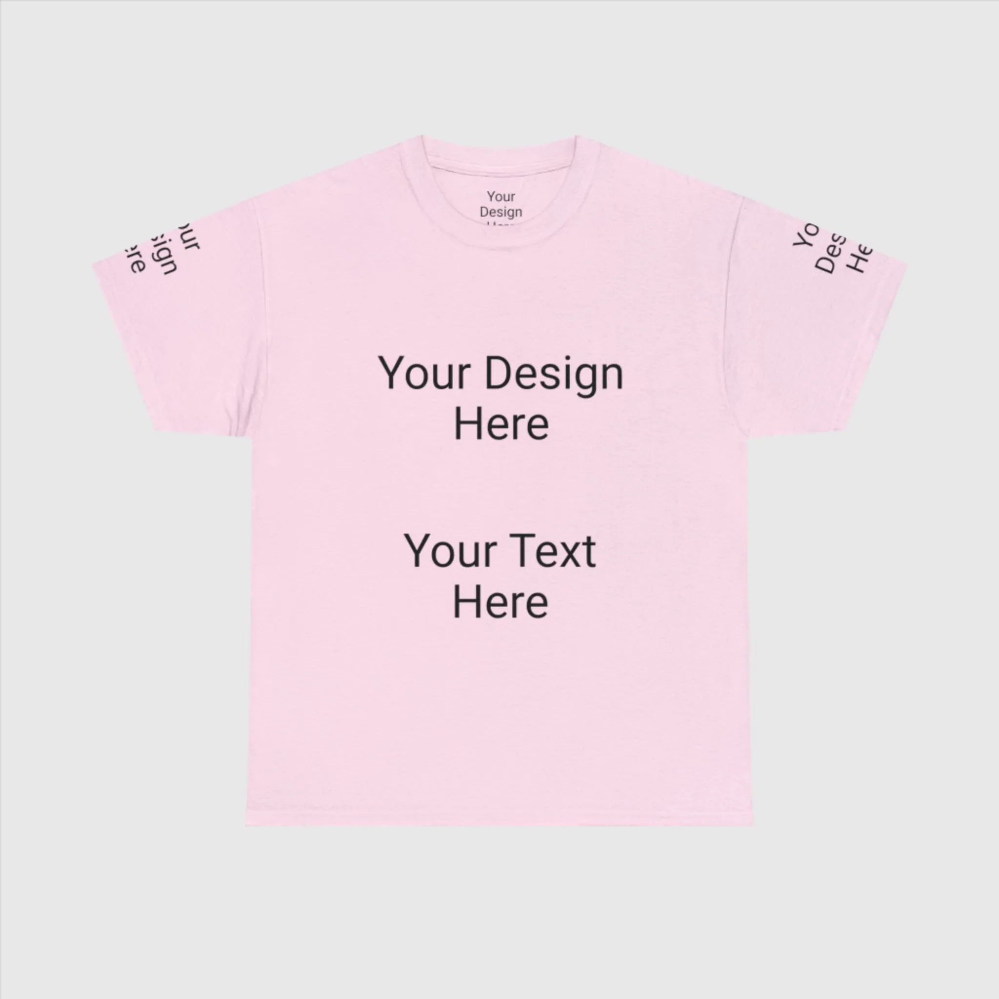 Unisex Personalized Heavy Cotton Tee T-Shirt | Gildan 5000
