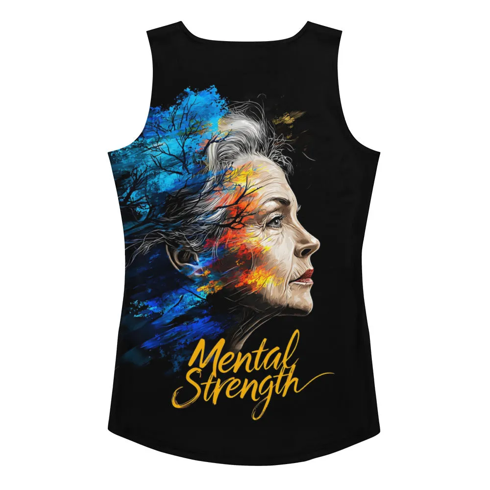 Unshakable Grace: The Art of Mental Strength Sublimation Cut & Sew Tank Top