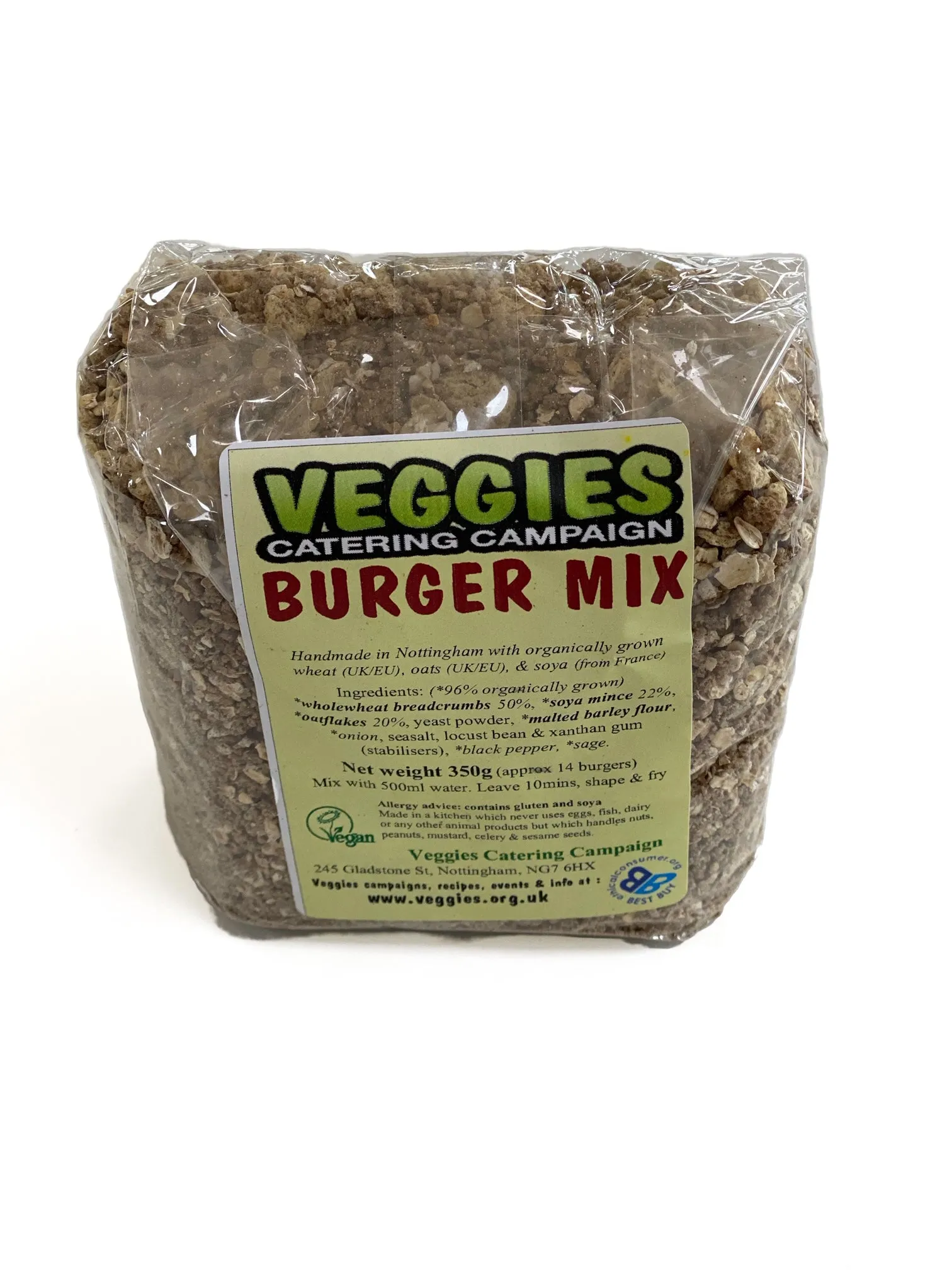 Veggies Vegan Burger Mix 350g