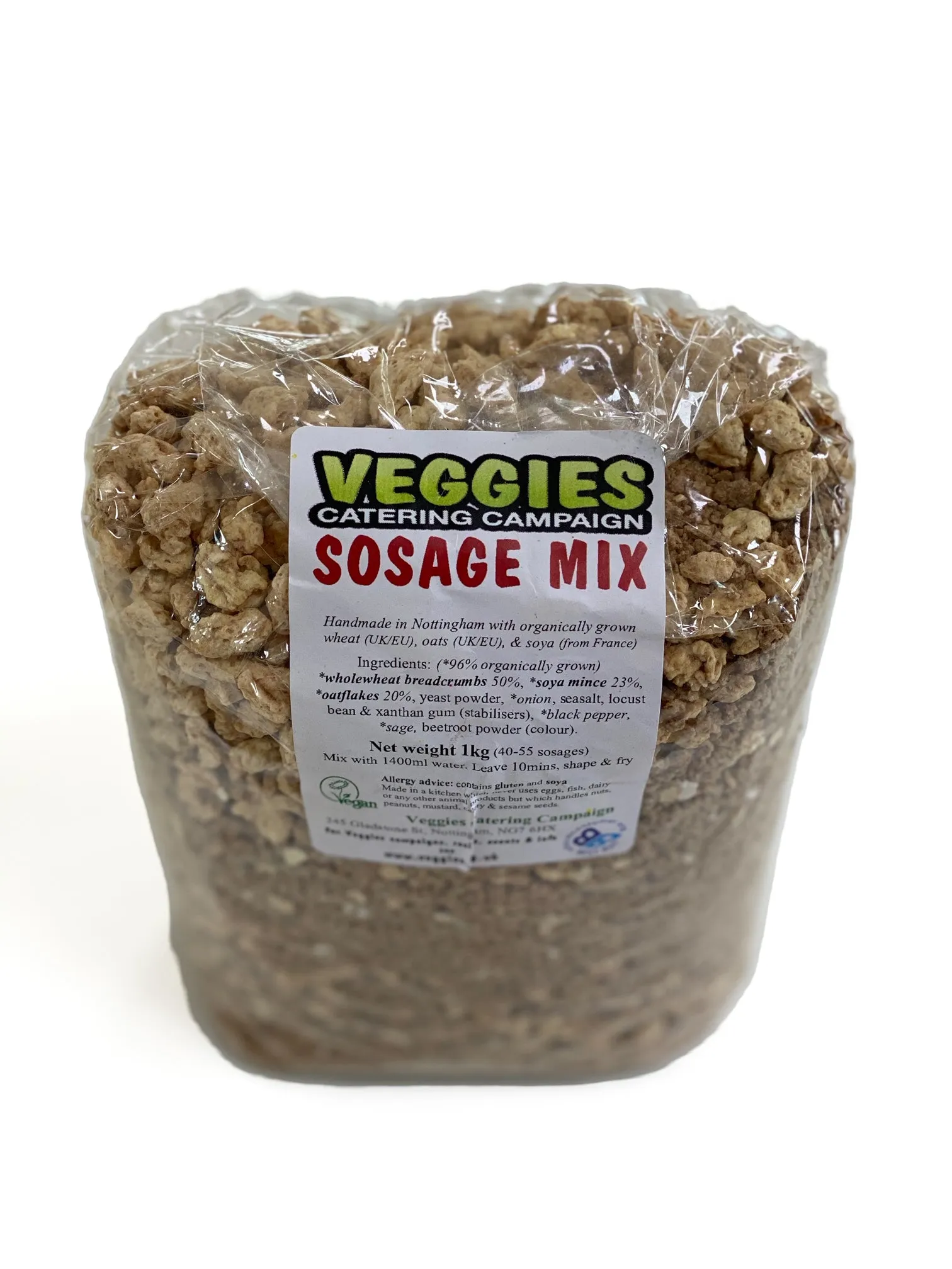 Veggies Vegan Sosage Mix 1kg