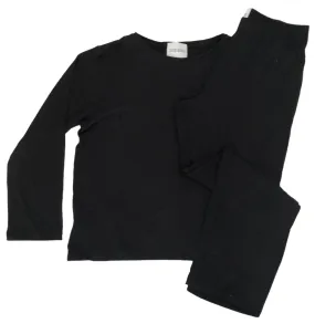 Women's black pants & long sleeve t-shirt set